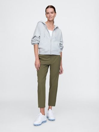 Pantaloni GapFit Downtown Runaround cu talie mare
