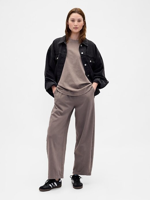 Pantaloni grei din bumbac organic Pantaloni grei din bumbac organic