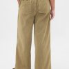 Pantaloni largi cu talie medie Pantaloni largi cu talie medie