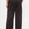 Pantaloni largi cu talie medie Pantaloni largi cu talie medie