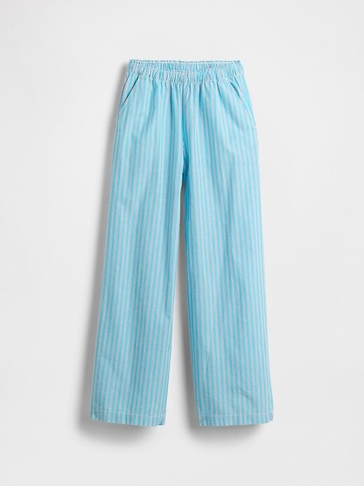 Pantaloni largi din popelin pentru copii Pantaloni largi din popelin pentru copii