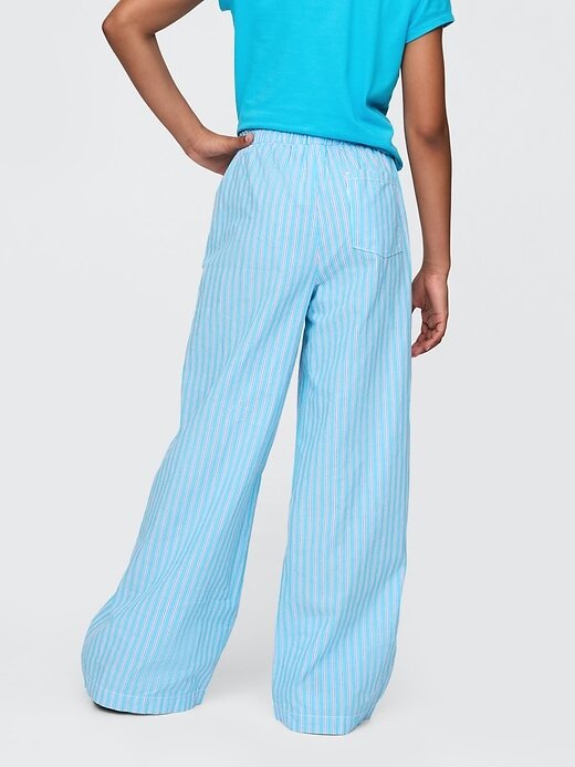 Pantaloni largi din popelin pentru copii Pantaloni largi din popelin pentru copii