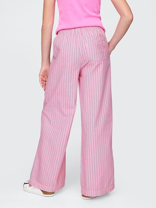 Pantaloni largi din popelin pentru copii Pantaloni largi din popelin pentru copii