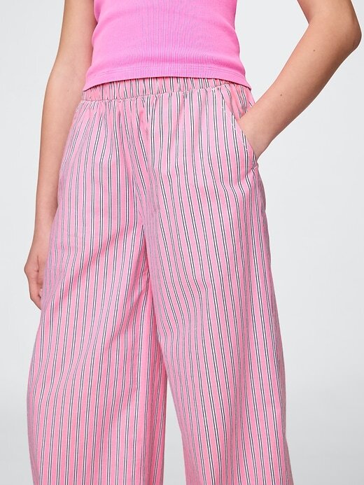 Pantaloni largi din popelin pentru copii Pantaloni largi din popelin pentru copii