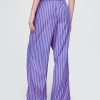 Pantaloni largi din poplin din bumbac organic Pantaloni largi din poplin din bumbac organic