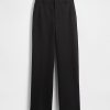 Pantaloni largi din tricot dublu cu talie mare Pantaloni largi din tricot dublu cu talie mare