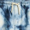 Pantaloni largi pentru copii, ultrasoft, din denim tie-dye Pantaloni largi pentru copii, ultrasoft, din denim tie-dye