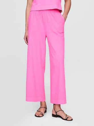 Pantaloni largi VintageSoft din bumbac organic