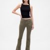 Pantaloni lungi și slabi de sarg cu talie joasă