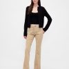 Pantaloni lungi și slabi de sarg cu talie joasă