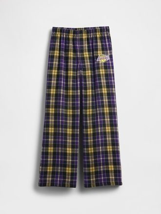 Pantaloni NBA pentru copii Los Angeles Lakers Flannel PJ