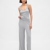Pantaloni PJ cu picior largi Mini Rib Pantaloni PJ cu picior largi Mini Rib
