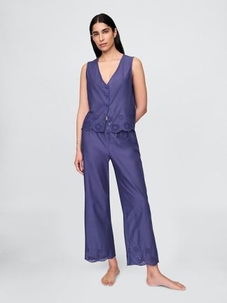 Pantaloni PJ cu tiv cu ochi