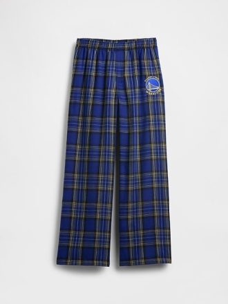 Pantaloni PJ din flanel NBA Golden State Warriors pentru copii