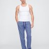 Pantaloni PJ din flanel ușoare Pantaloni PJ din flanel ușoare
