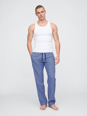 Pantaloni PJ din flanel ușoare