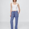 Pantaloni PJ din flanel ușoare Pantaloni PJ din flanel ușoare