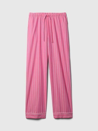 Pantaloni PJ din poplin