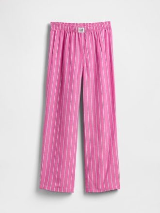 Pantaloni PJ din poplin reciclat pentru copii Pantaloni PJ din poplin reciclat pentru copii