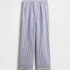 Pantaloni PJ din poplin reciclat pentru copii