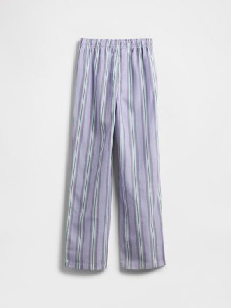 Pantaloni PJ din poplin reciclat pentru copii