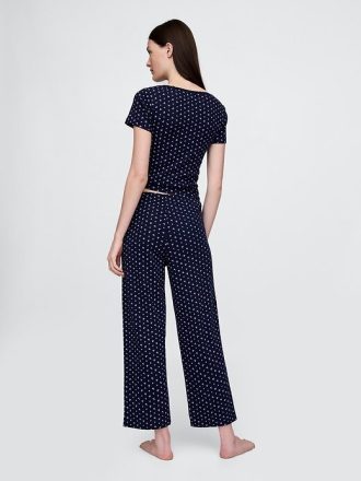 Pantaloni PJ Pointelle Crop