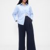 Pantaloni plisați cu talie înaltă 365