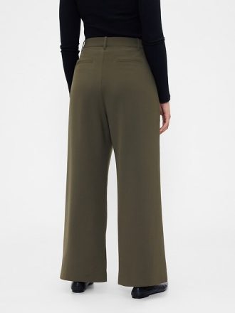 Pantaloni plisați cu talie înaltă 365