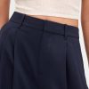 Pantaloni plisați cu talie înaltă 365