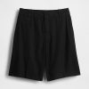 Pantaloni scurți 365 cu talie joasă din amestec de in