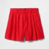 Pantaloni scurți 365 cu talie mare din amestec de in Pantaloni scurți 365 cu talie mare din amestec de in