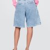Pantaloni scurți cu paragate UltraSoft cu talie mare 365 Pantaloni scurți cu paragate UltraSoft cu talie mare 365