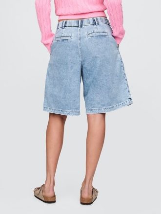 Pantaloni scurți cu paragate UltraSoft cu talie mare 365