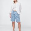 Pantaloni scurți cu paragate UltraSoft cu talie mare 365 Pantaloni scurți cu paragate UltraSoft cu talie mare 365