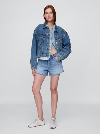 Pantaloni scurți cu tăiere relaxată UltraSoft cu talie medie de 4 inchi