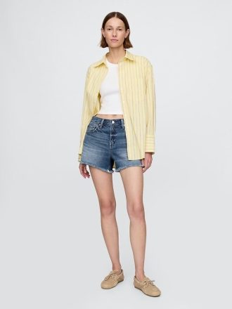 Pantaloni scurți cu tăiere relaxată UltraSoft cu talie medie de 4 inchi
