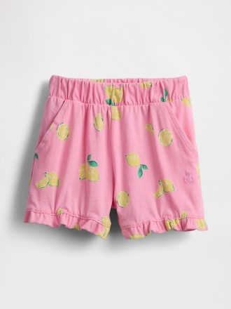Pantaloni scurți cu volane pentru bebeluși și copii mici
