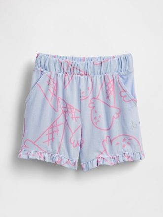 Pantaloni scurți cu volane pentru bebeluși și copii mici