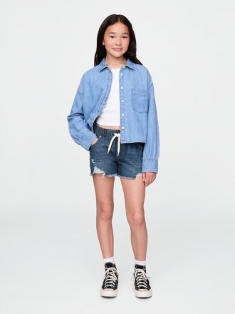 Pantaloni scurți din blugi UltraSoft Stride Easy cu talie joasă pentru copii