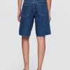 Pantaloni scurți din denim cu lungime medie de 11 inchi Pantaloni scurți din denim cu lungime medie de 11 inchi