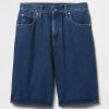 Pantaloni scurți din denim cu lungime medie de 11 inchi Pantaloni scurți din denim cu lungime medie de 11 inchi