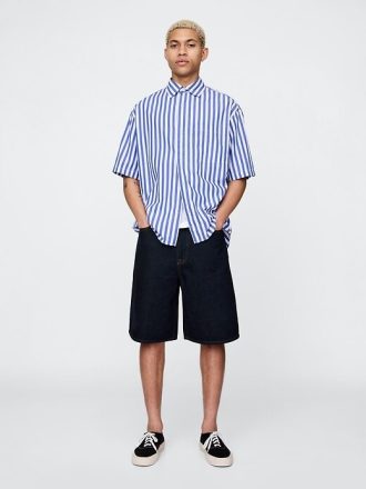 Pantaloni scurți din denim largi de 10,5 inchi