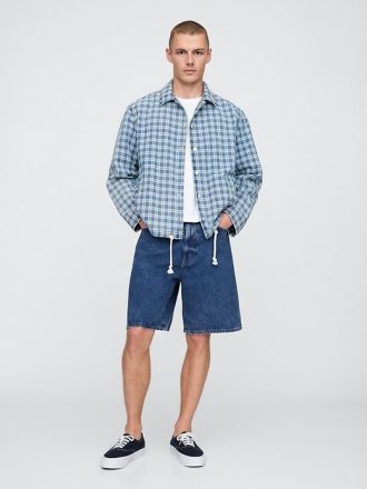 Pantaloni scurți din denim largi din anii 90