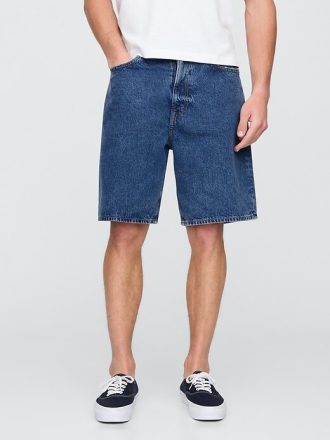 Pantaloni scurți din denim largi din anii 90