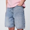 Pantaloni scurți din denim largi din anii 90 Pantaloni scurți din denim largi din anii 90