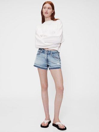 Pantaloni scurți din denim Stride GapStudio