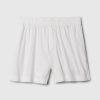 Pantaloni scurți din poplin cu dungi din bumbac organic Pantaloni scurți din poplin cu dungi din bumbac organic