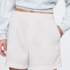 Pantaloni scurți din poplin cu dungi din bumbac organic Pantaloni scurți din poplin cu dungi din bumbac organic