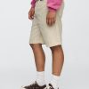 Pantaloni scurți din velur spălat Pantaloni scurți din velur spălat