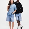 Pantaloni scurți largi din denim tricot pentru adulți Gap × BÉIS